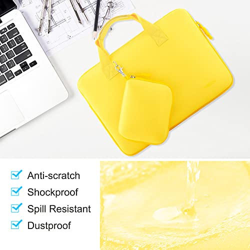 HSEOK 11.6 12.9 13 inch Elastic Laptop Sleeve with Small Case Compatible with 13 inch MacBook Neo Air Pro M5/M4/M3/M2/M1 - Image 4