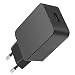 Produktbild Fontastic ipw-usb-24ecbk  Ladegerät USB 2,4 A kompakte Stecker Europäischen 2 Pin Schwarz
