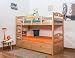 Produktbild Etagenbett für Erwachsene"Easy Premium Line" K11/n inkl. 2 Schubladen und 2 Abdeckblenden, Kopf- und Fußteil mit Löchern, Buche Vollholz massiv Natur - Maße: 90 x 200 cm, teilbar