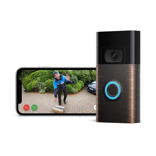 Ring 2nd Gen Video Doorbell in Venetian Bronze | Wireless 1080p H...