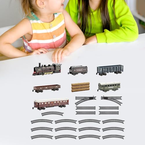 Image of Electric Train Set Tracks Train Toys for Toddlers Children Age 3 4 5 6 Years 28Pcs| Interactive Toys | STEM Toys