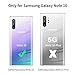 FLOVEME Samsung Galaxy Note 10 Case 6.3 inch, 3 in 1 Full Body Shockproof Protection Clear Phone Case Compatible with Samsung Galaxy Note 10 Armor Case Heavy Duty Bumper Cover