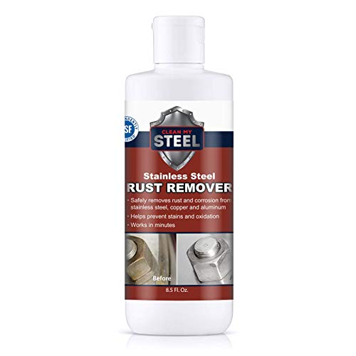 Clean My Steel Stainless Steel Rust Remover & Cleaner - Works in Minutes