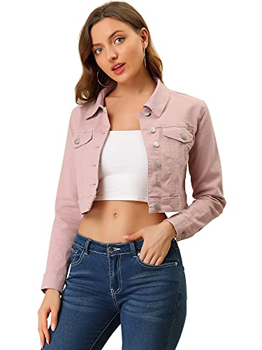 Amazon Schwarze Jeansjacke Damen Cropped Sommerjacke