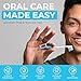 Brushee - The Evolution of Oral Care | 4-in-1 Tool (Paste + Brush + Floss + Pick) | Individually Wrapped | Disposable | Prepasted Travel Toothbrushes | Small Adult Toothbrush - (24-Pack)