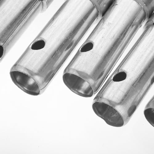 Barre de ajustement précis avec colliers et ressorts d'échafaudage acier (12 pcs)