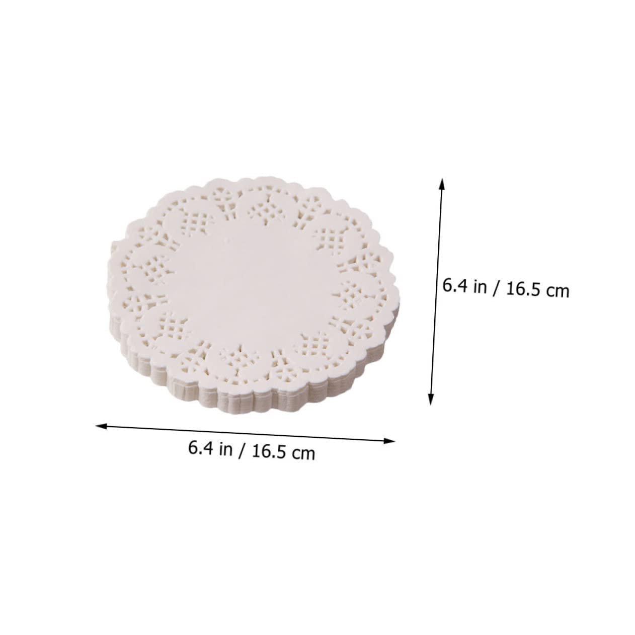 PRETYZOOM 450Pcs Lace Paper Snack Mat Oilproof Food Wrapping Paper for Fried Foods to Greaseproof and Odorless for Pizza Fries and Cakes