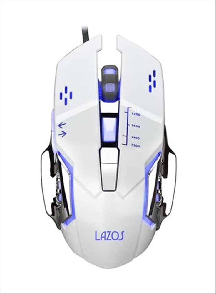 ゲーミングマウス光学式 usb有線 Amazon.co.jp: Lazos ゲーミングマウス 光学式 usb有線 L-MSG6-W