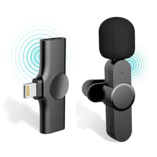 iDiskk 2,4 GHz trådlös iOS-blixtanslutning lavalier-mikrofon för iPhone iPad trådlös mikrofon videoinspelning, YouTube/Facebook-live-streaming, intervjuer (ingen app krävs)