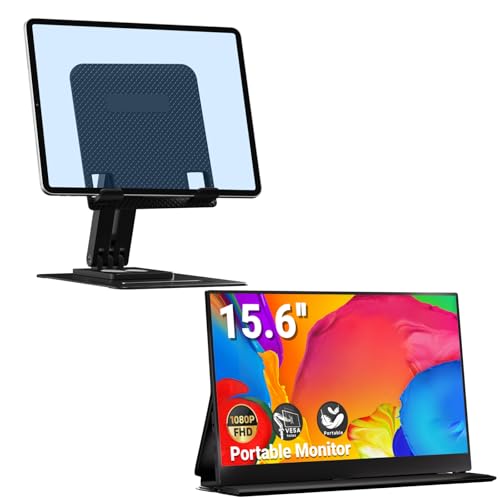 Image of Ingnok 15.6 inch Portable Monitor& Portable Monitor Stand,