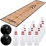 KEAGAN Mini jeu de bowling, jeu complet de bowling pour intérieur et extérieur, jeu de b...