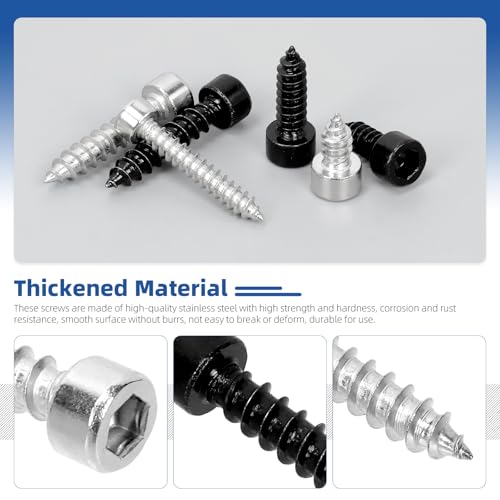 Kit de tornillos autoperforantes de acero inoxidable con cabeza hexagonal miniatura 4