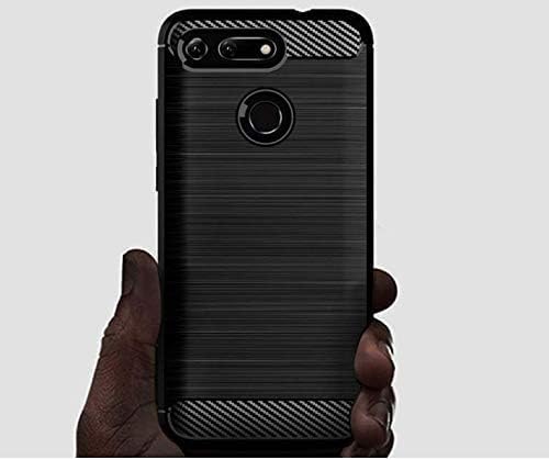 Image of Hybrid Carbon Fiber Back Case for Huawei View 20 (Black)