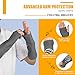 Shappy 2 Pcs 2 Pcs Volleyball Arm Sleeves Forearm Sleeves Volleyball Arm Pads for Boys Girls Teen Youth Wrist Guard (Gray,Small)