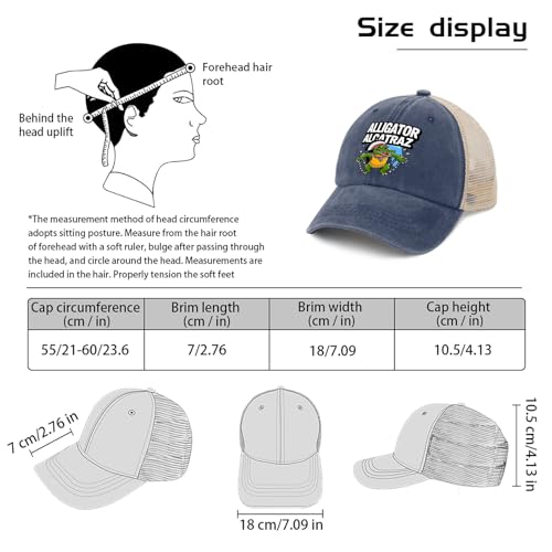 Alligator Alcatraz hat Beach caps for Women4