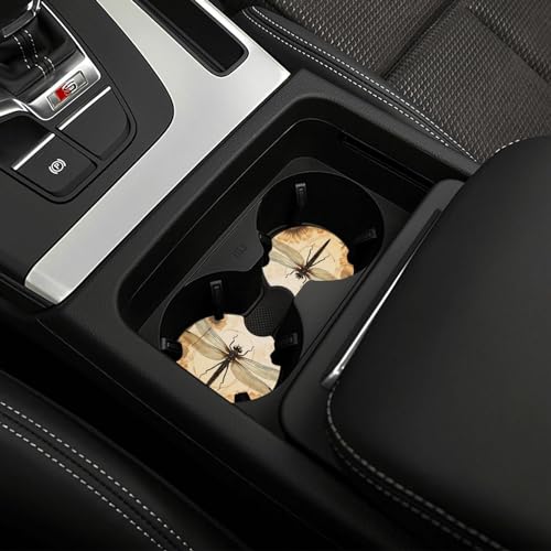 Portavasos para auto juego 2 piezas negro neopreno miniatura 6