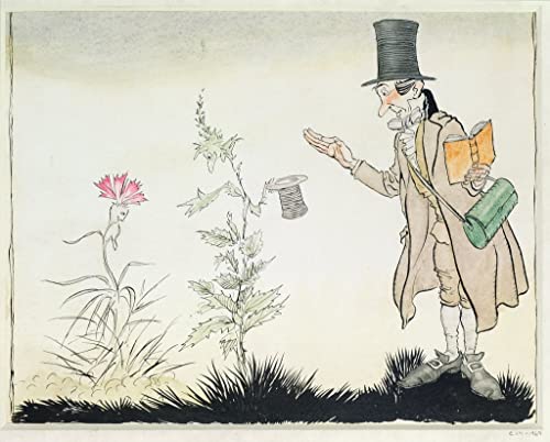 Gravures Arthur Rackham le professeur ne supporte pas poster deco salon 60x90cm