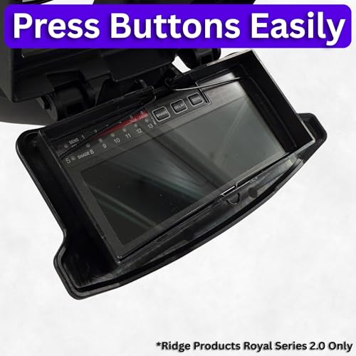 Image of 25 Pack Adjustable 2.0 Clear Lenses | Cutout for button access | For Ridge Products 2.0 Royal Series