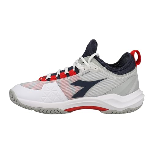 Image of Diadora Mens Speed Blushield Fly 4 Plus All Ground Tennis Sneakers Shoes - Grey