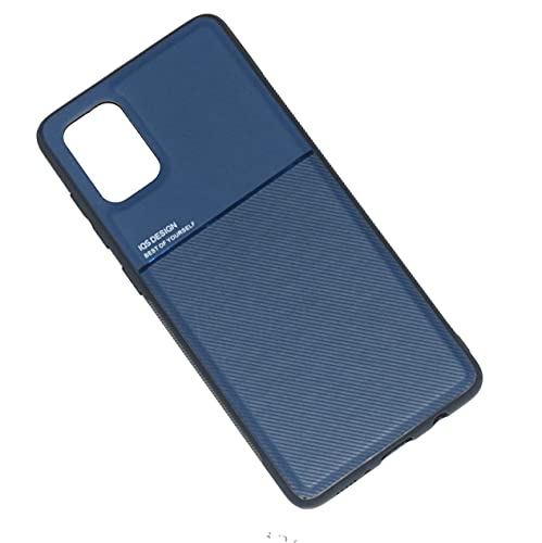 Kepuch Mowen Case Cover Bumper Built-in Metal Plate for Samsung Galaxy A71 4G - Blue
