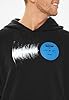 derbe Platte Men's Hoodie | Record | Hoodie | Vinyl Motif | Pullover | Men | Sweat | Organic Cotton, jet black, S #4