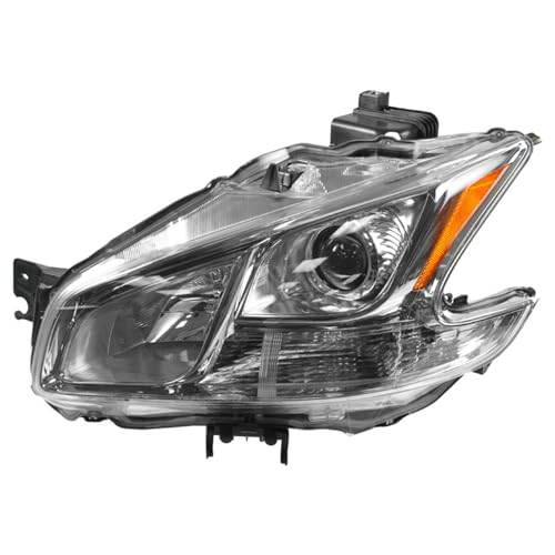 Image of TRQ Driver Side Headlight Assembly Halogen Compatible with 2009-2014 Nissan Maxima NI2502177