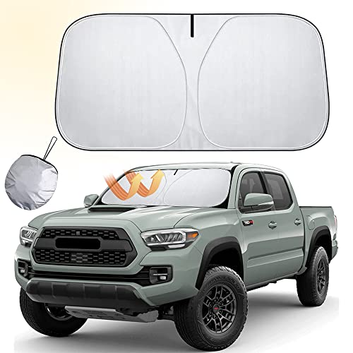 Anyingkai Sonnenschutz Auto Frontscheibe Innen 145x 80cm, Windschutzscheibe Sonnenschutz Faltbar, Frontscheibenabdeckung für die meisten Fahrzeuge SUV Sommer UV Hitzeschutz Plane