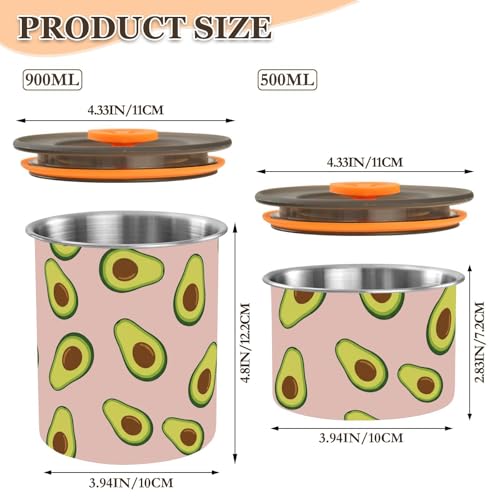 Envase Hermético de Acero para Café DOMIKING 900ml miniatura 2
