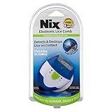 Nix Electronic Lice Comb - Detects and Destroys Lice on Contact - Chemical Free