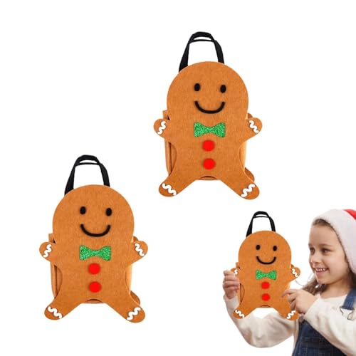 Sacos para lembrancinhas de festa de Natal, Sacola para doces de Natal | 2x suprimentos para festas