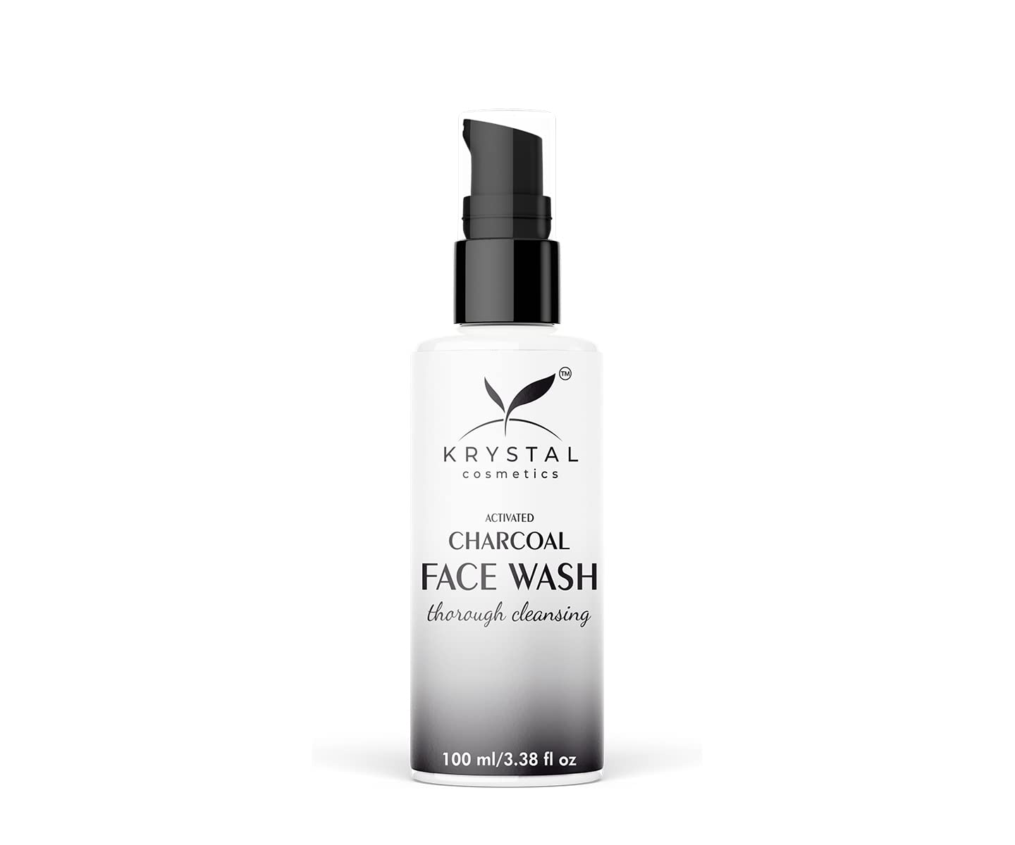 Buy KRYSTAL Cosmetics Activated Charcoal Anti Face Wash for Deep Pore Cleaning, 100ml Removes