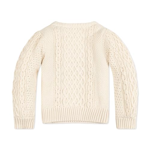 Image of Hope & Henry Girls Cable Front Pullover Sweater
