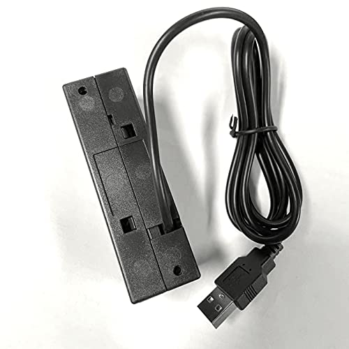 Magnetic Stripe Card Reader, Usb 3-Track Mini Smart Card Reader For Access Control Pos System Cashier Registry #TOP5