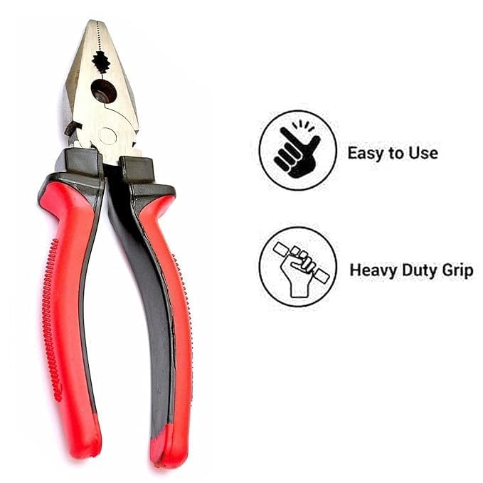 Image of Plier With Nose Plier Wire Cutter Tester Screwdriver, Plier Set