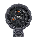 TOUGH MASTER Garden Hose 15m 50ft with 6 Pattern Spray Gun and 3 Nozzles, 3-Layer Reinforced Hosepipe 1/2 inch for Lawn Irrigation (15M Hose Set) - Image 6