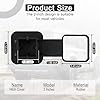 UYYE 2 Inch Rubber Trailer Hitch Cover, Rubber Hitch Tube Cover Plug Cap, Car Exterior Accessories Fits for Most Vehicles Hitch Receivers, Hitch Cover Tube Plug Cap (Black) #1