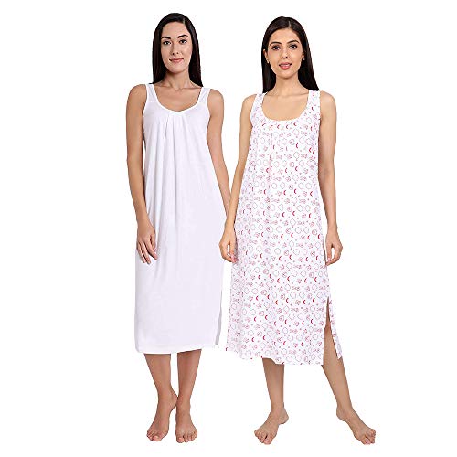 Image of TWGE Cotton Full Length Camisole for Women