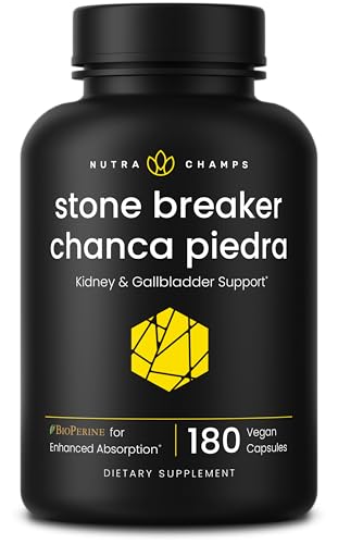 NutraChamps Chanca Piedra Stone Breaker Kidney & Gallbladder Support Supplement Urinary Tract & Calcium Oxalate Balance Support with Nettle Leaf & BioPerine