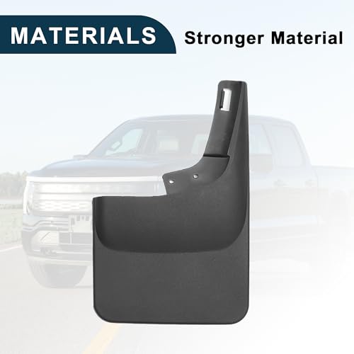 Image of Mud Flap Splash Guard for Ford F-150 2021-2024 Durable | Front & Rear Side Mudflaps with Mount Accessor 1 Set