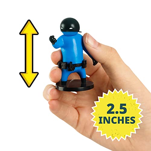 Official Toikido Gang Beasts Action Figures - 2.5 Inch Collectible Kids Toys. 5 Pack Incl. 1 Hidden Rare Character. Edition 1 - Image 3