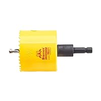Vista 10 de Starrett HSS BI-Metal, Sierra perforadora de corte profundo con eje, 3/4 pulg - 19 mm diámetro