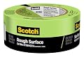 Scotch Rough Surface Extra Strength Painter's Tape, 1.88 in x 60.1 yd, Tape Protects Surfaces and Removes Easily, Rough Surface Painting Tape for Indoor and Outdoor Use, 1 Roll (2060-48MP)