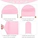 Spandex Fitted Wedding Arch Cover 7.2FT Pink Arch Backdrop Cover, Round Top Chiara Backdrop Stand Covers for Wedding Birthday Party Baby Shower Banquet Arch Decoration (Pink, 7.2FT)