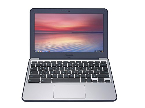 ASUS Chromebook C202SA-YS02 11.6-Inch, Intel Celeron, 4GB RAM, 16GB eMMC (Dark Blue) [並行輸入品]