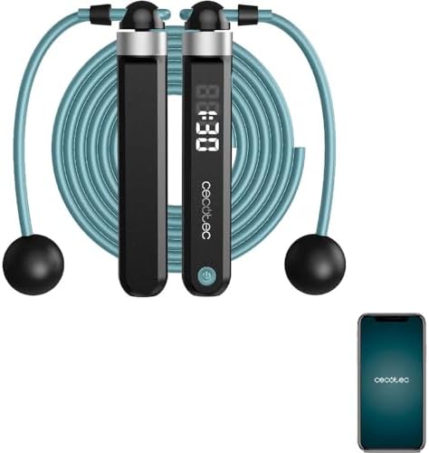 Cecotec Drumfit SmartJump Rope 3000 Connected, Adjustable 2 in 1,...