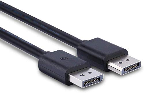 DisplayPort to DisplayPort Cable Black (1.5M - 150 cm - 4.9 Foot)