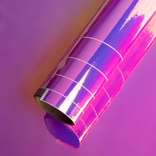 Image of Itsy Bitsy Vinyl Holographic Opal Pink 12inchx2ft 1 Roll | for Home Kitchen Countertop, Cabinet Furniture, Oil Proof, Table Top,Car Wrap Sheet, Wallpaper, Waterproof Vehicle Sticker