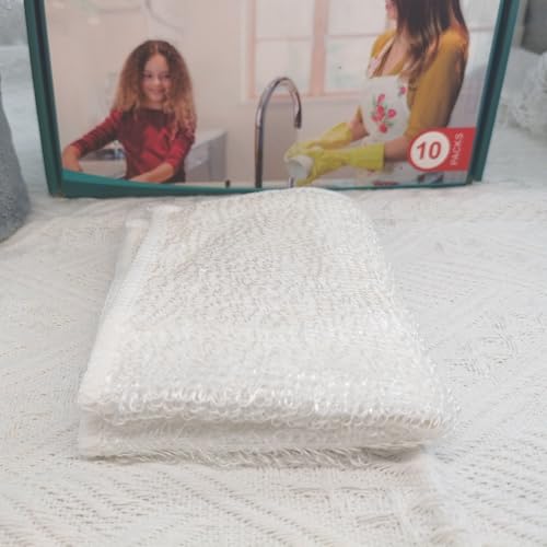 Image of 3-in-1 Premium Cleaning Kit, Wire Dishwashing Rags for Wet and Dry Non-Scratch Steel Wool Scrubber