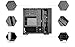 immagine 38SilverStone SST-LD01B Lucid Mini Tower Micro ATX Custodia per computer, alta prestazione del flusso d'aria silenzioso, 3x vetro temperato