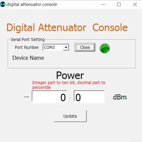 Atenuador programable 0-31.75dB de alta precisión para calibrar equipos de prueba 6
